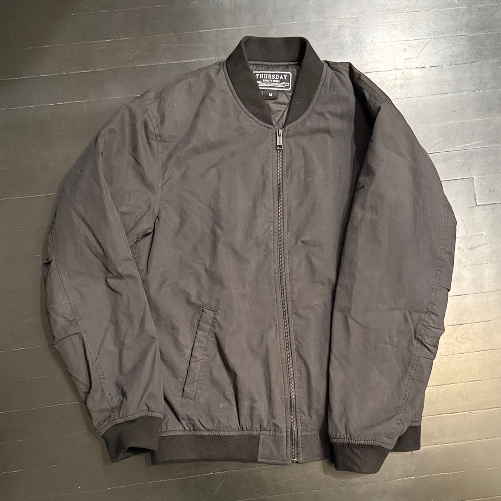 Thursday Boot Company Black Bomber Jacket
